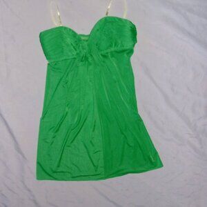 NEW womens large size  green dress formal prom wedding party